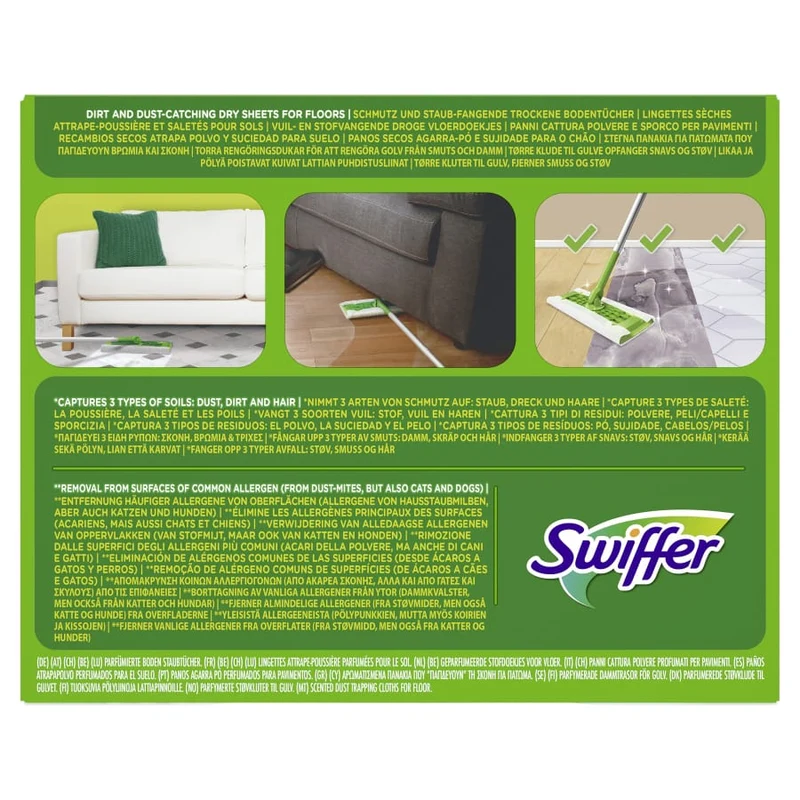 Swiffer Trockene Bodenwischtücher mit Duft