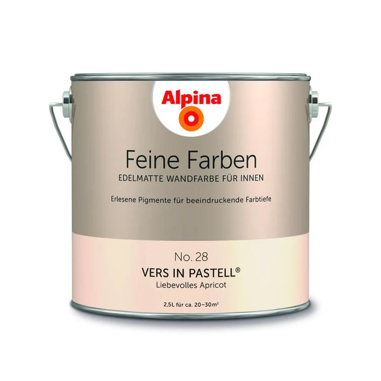 wandfarbe vers in pastell 2,5l