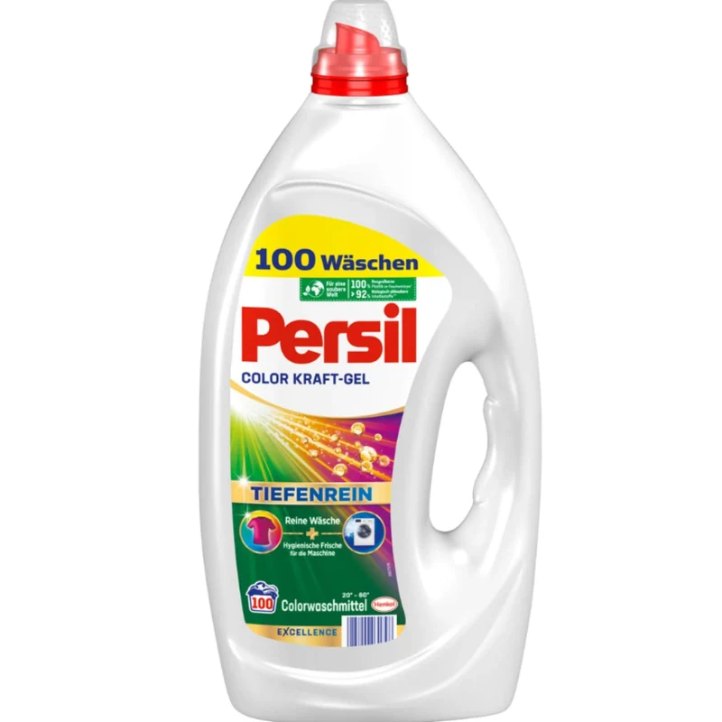 Persil Color Kraft-Gel Flüssigwaschmittel, 50 bis 100 WL