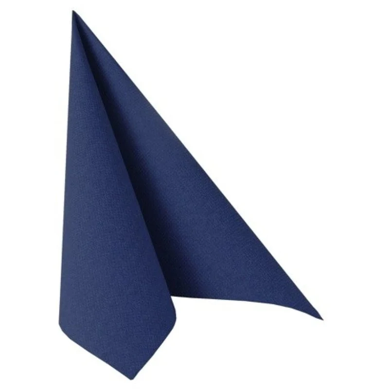 Papstar Servietten, 1/4-Falz, 40 cm x 40 cm dunkelblau