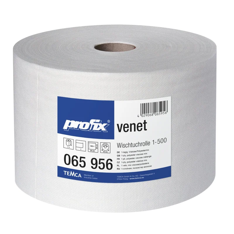 profix® venet Wischtuchrolle, 36 x 28 cm, hochweiß