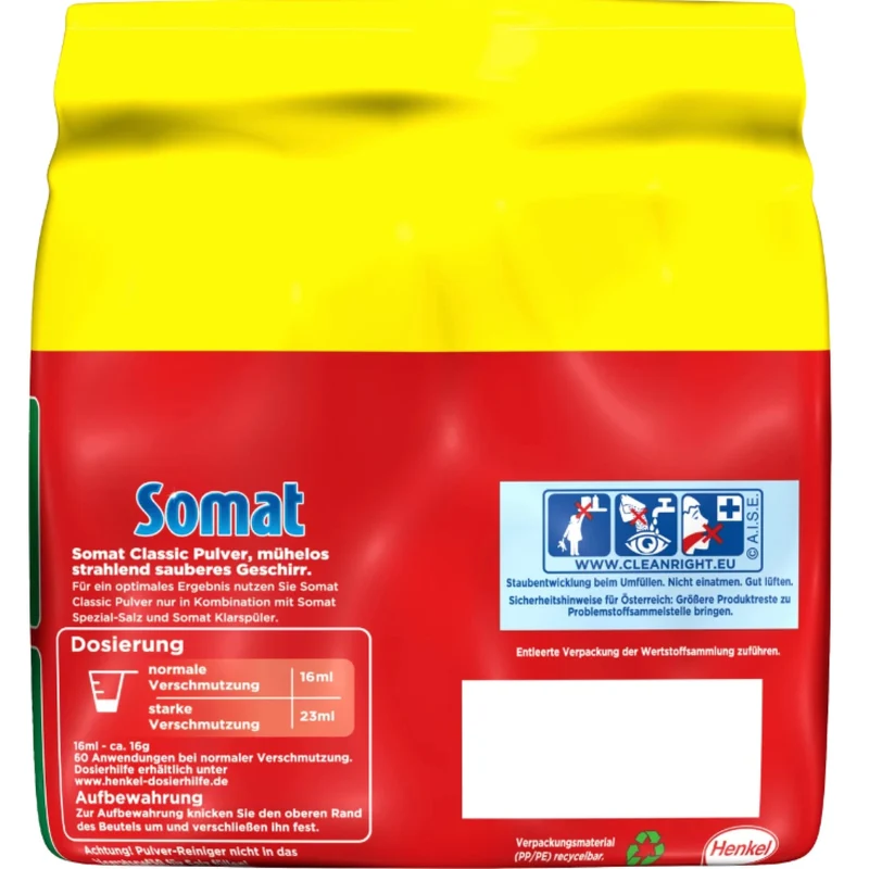 Somat Classic Pulver Geschirrspülmittel, 960 g