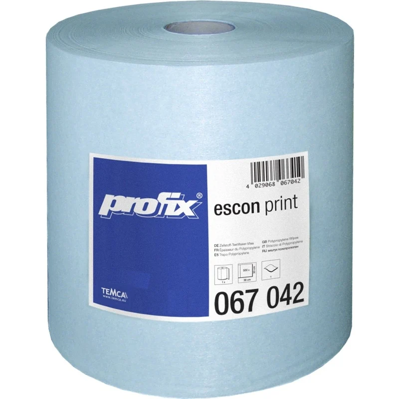 profix® escon print Putztuchrolle, 30 x 38 cm, 1-lagig, türkis