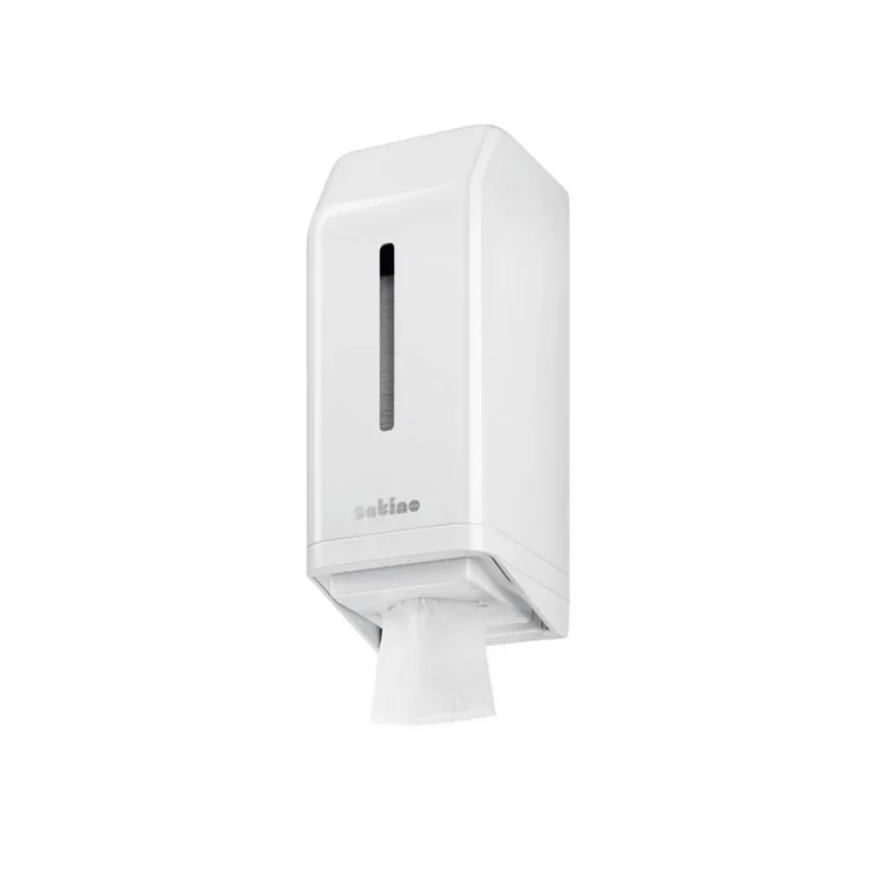 Satino Einzelblatt-Toilettenpapierspender Plus, weiß, BT1