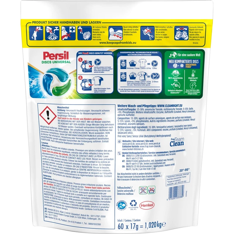 Persil Universal 4in1 Discs Waschmittel