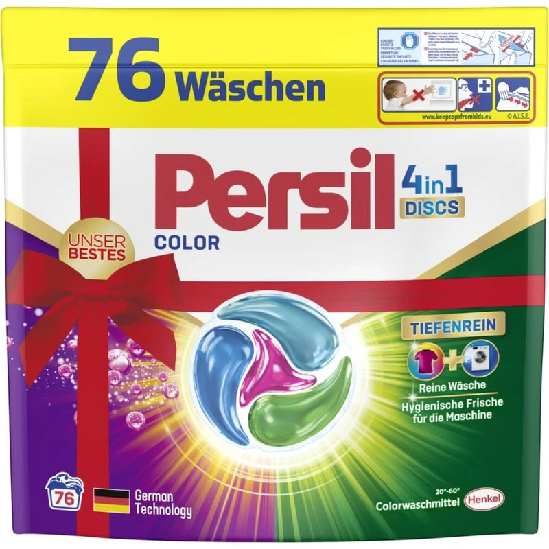 Persil Color 4in1 Discs Waschmittel, 44 und 76 Discs