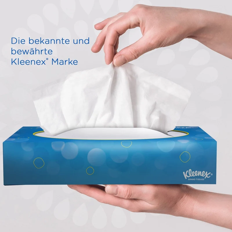 Kleenex Kosmetiktücher Box 3-lagig, 72 Tücher