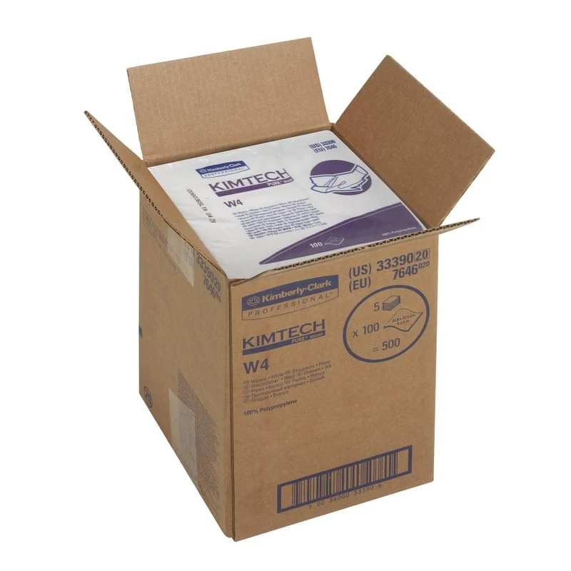 Kimtech Pure W4 Reinraumtücher, weiß, 22,8 x 22,8 cm