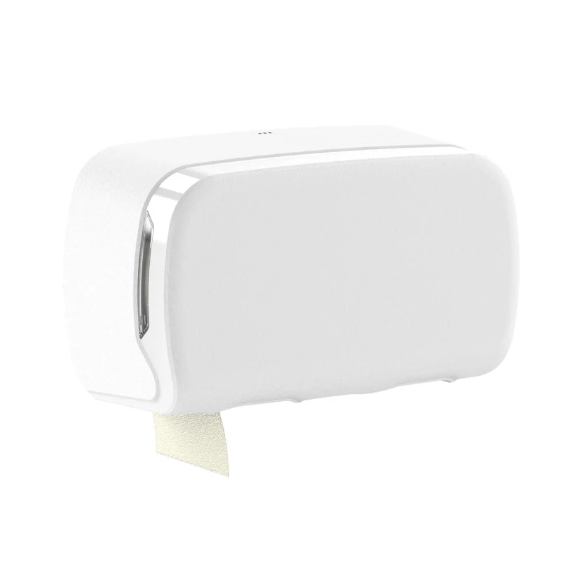SemyTop Toilettenpapierspender für 2 kernlose Rollen, matt, bis Ø 13,5 cm