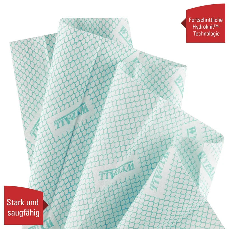 WypAll X80 Reinigungstücher Interfold, vier Farben