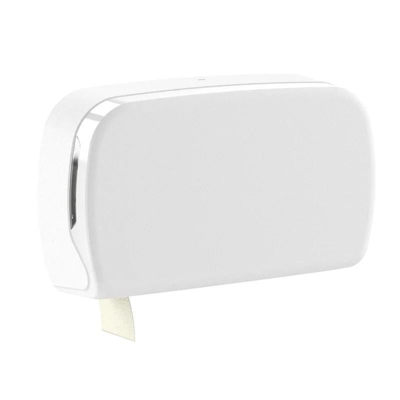 SemyTop Maxi Jumbo Toilettenpapierspender für 2 Rollen bis Ø 23 cm, matt