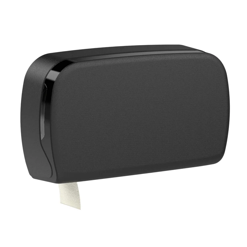 SemyTop Maxi Jumbo Toilettenpapierspender für 2 Rollen bis Ø 23 cm, matt