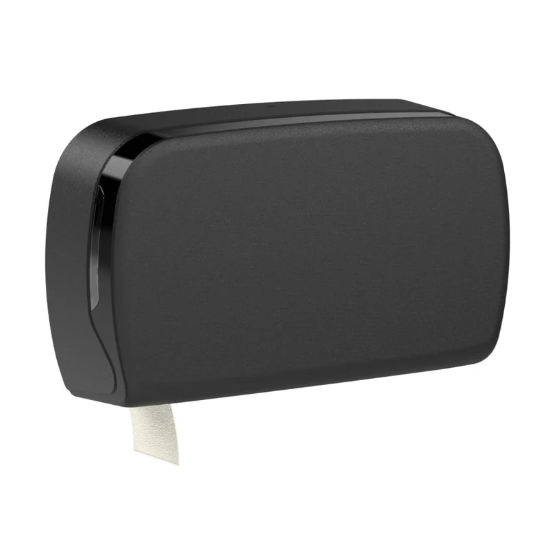 SemyTop Maxi Jumbo Toilettenpapierspender für 2 Rollen bis Ø 23 cm, matt