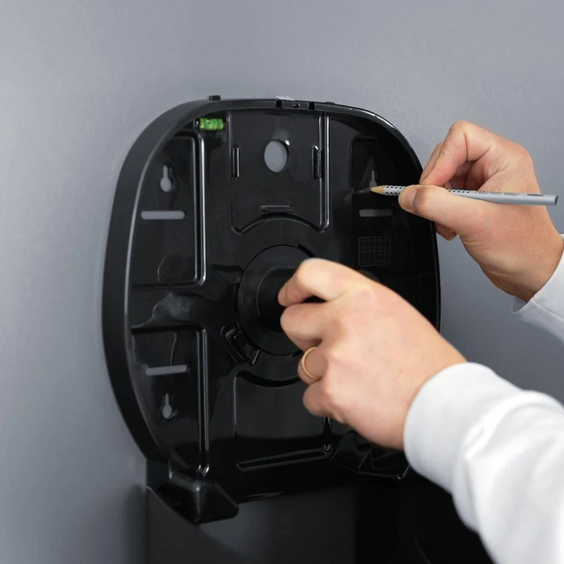 SemyTop Jumbo Toilettenpapierspender für Rollen bis Ø 25 cm, matt