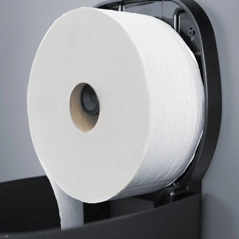 SemyTop Jumbo Toilettenpapierspender für Rollen bis Ø 25 cm, matt