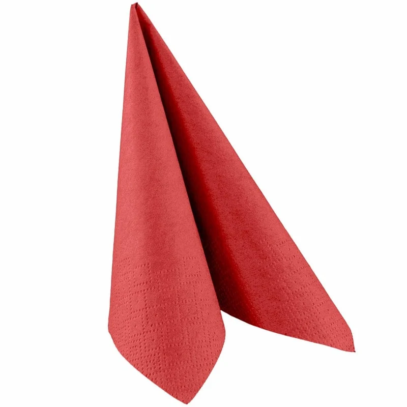 Funny Tafelservietten, 33 x 33 cm, 3-lagig, 1/4 Falz, 11 Farben