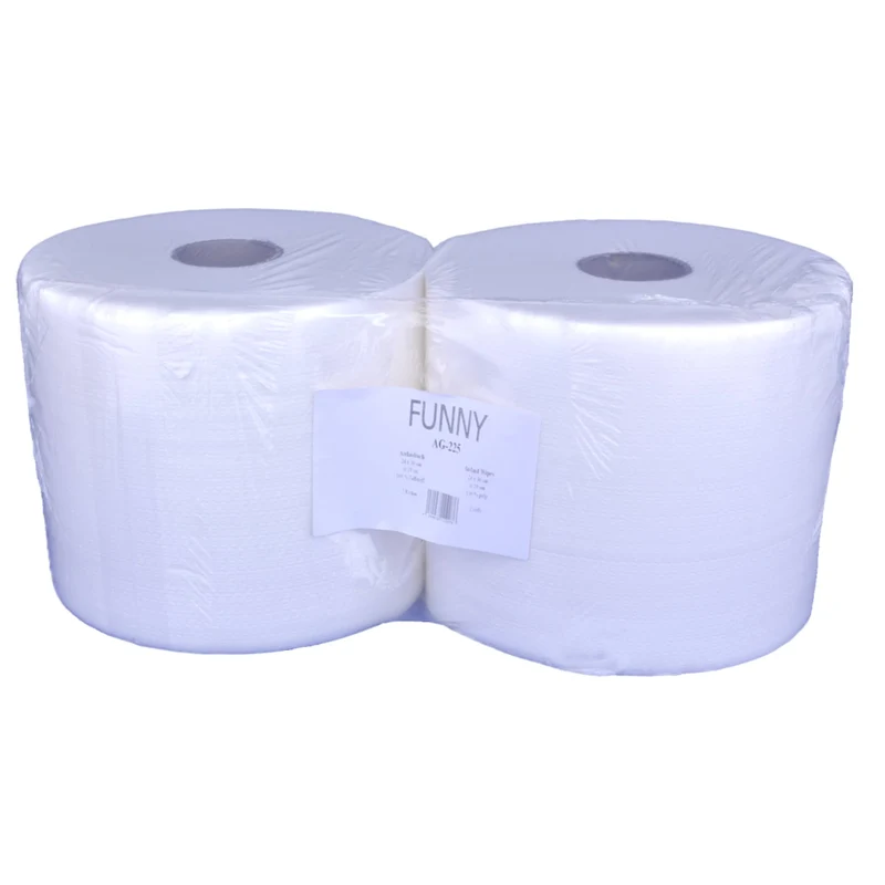 Funny Airlaid Putztuchrolle, 24 x 36 cm, 389 Blatt, weiß