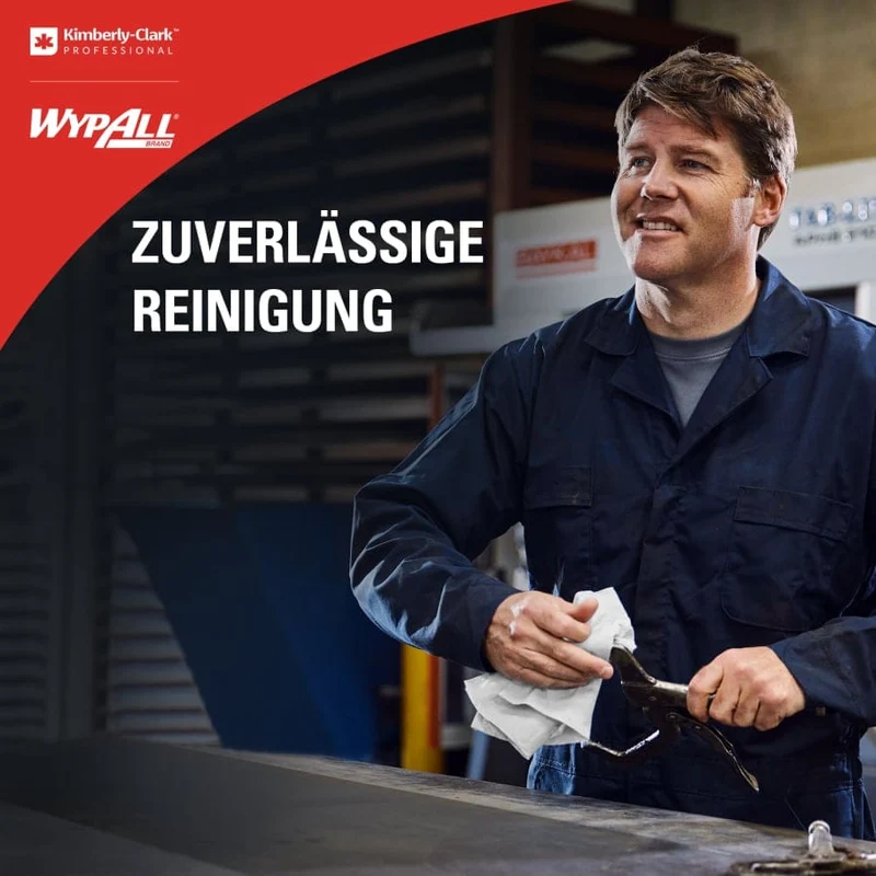 WypAll L40 Power Clean Wischtücher Großrolle, 750 Tücher