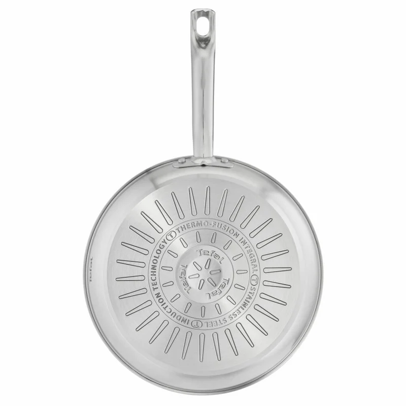 Tefal Virtuoso Pfanne Versiegelt, Bratpfanne, Induktionsgeeignet, Edelstahl, Ø 28 cm, E49106