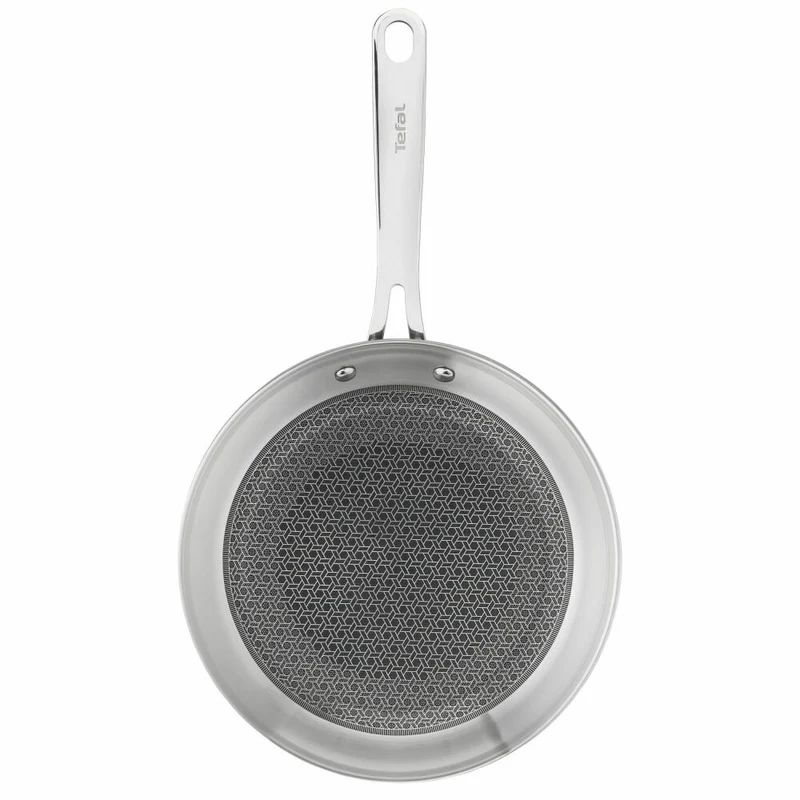 Tefal Eternal Mesh Pfanne, Bratpfanne, Induktionsgeeignet, Edelstahl, Ø 28 cm, E49706