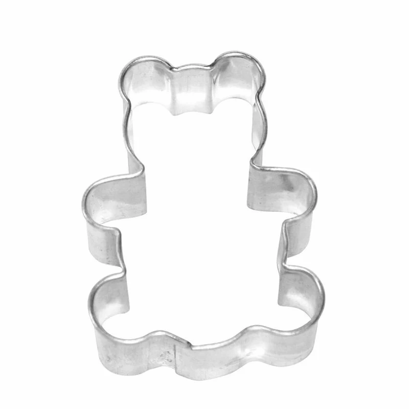 Birkmann Ausstechform Bärli, Ausstecher, Plätzchenform, Keks, Plätzchen, Weißblech, 5.5 cm, 121140