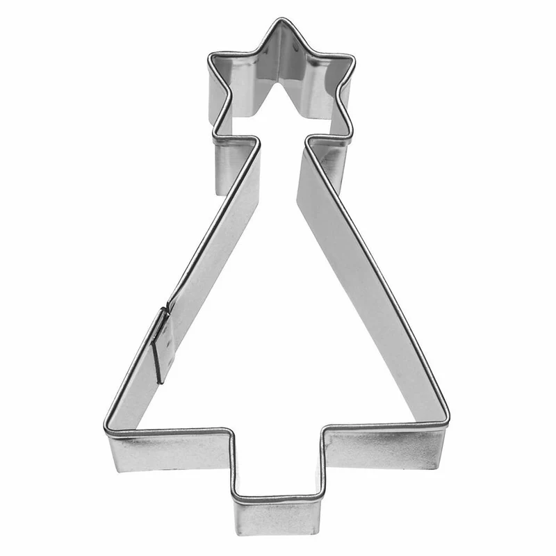 Birkmann Aussstechform Weihnachtsbaum Geometrisch, Ausstecher, Plätzchenform, Keks, Plätzchen, Edelstahl, 7.5 cm, 197046