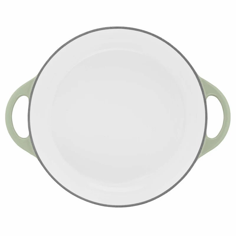 Tefal Lov Servierpfanne, Schmorpfanne, Sauteuse, Induktionsgeeignet, Gusseisen, Hellgrün, Ø 28 cm, E25872