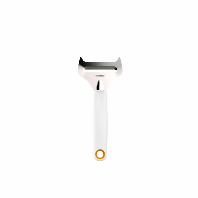Fiskars Functional Form Weichkäsehobel, Weichkäse Hobel, Käsehobel, Küchenhelfer, Edelstahl, 17 cm, 1016128