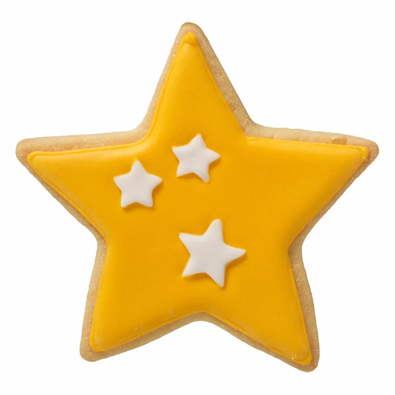 Birkmann Ausstechform Weihnachtsstern, Ausstecher, Plätzchenform, Keks, Plätzchen, Edelstahl, 10.5 cm, 195516