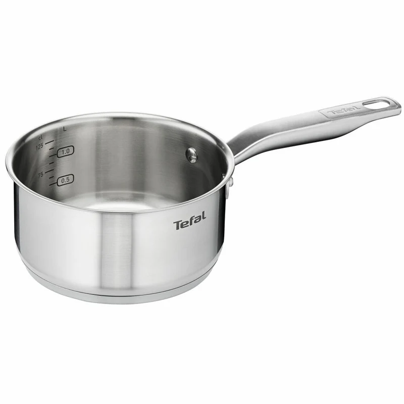Tefal Virtuoso Topfset, 7-tlg., Kochtopf, Topf, Stielkasserolle, Induktionsgeeignet, Edelstahl, E492S7
