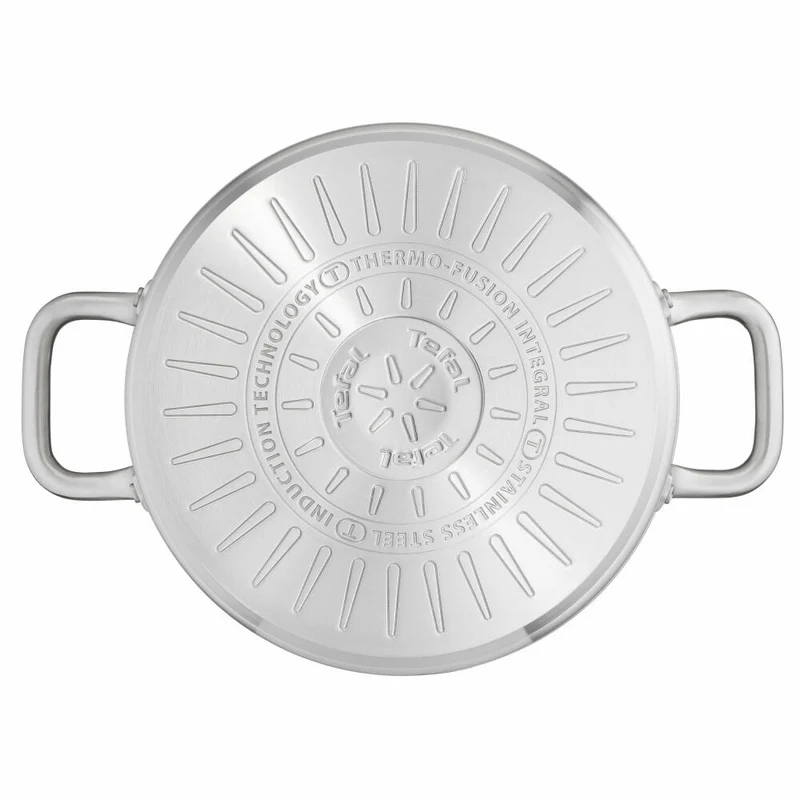 Tefal Virtuoso Topfset, 7-tlg., Kochtopf, Topf, Stielkasserolle, Induktionsgeeignet, Edelstahl, E492S7