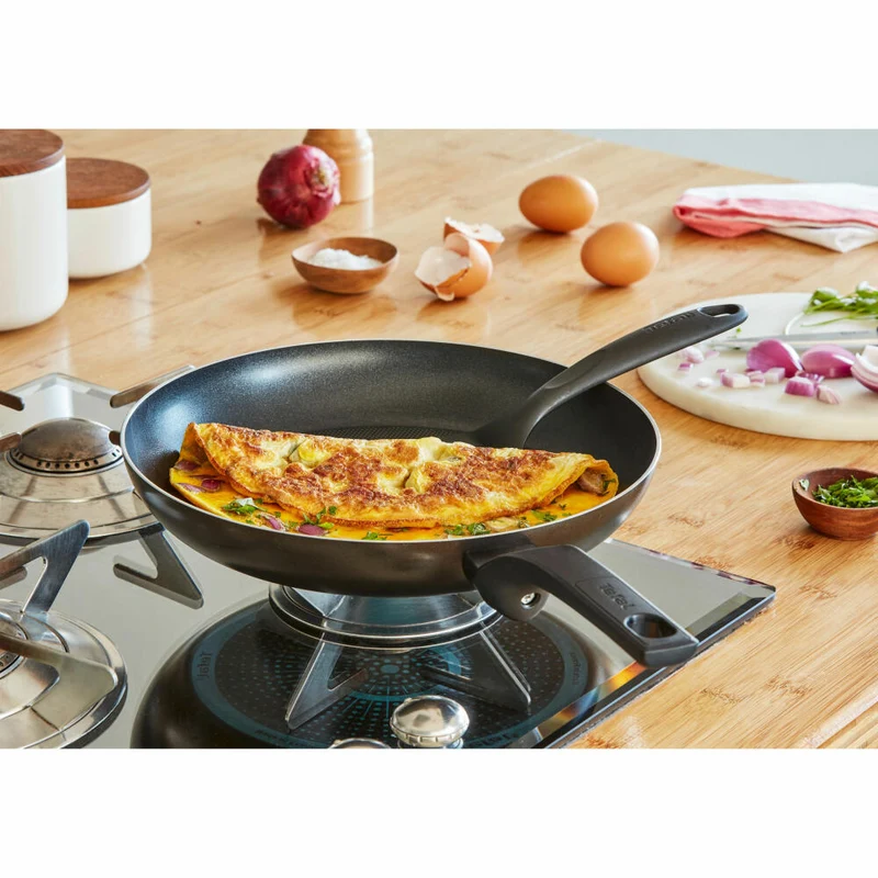 Tefal Easy Cook & Clean Pfanne, Bratpfanne, Antihaftversiegelung, Aluminium, Ø 28 cm, B55506