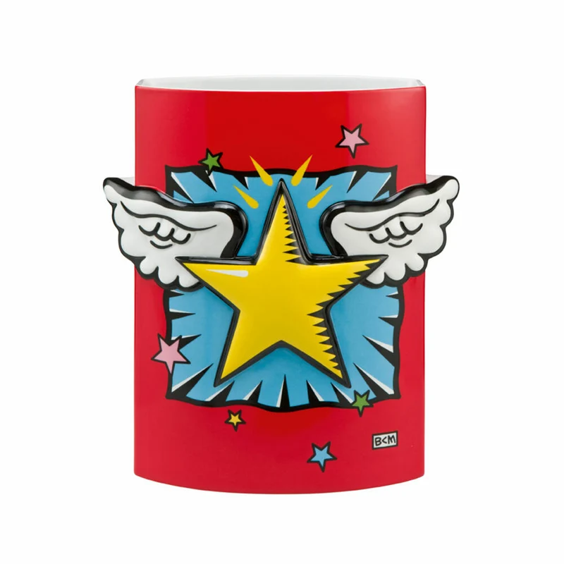 Goebel SuperStar Vase, Burton Morris, Blumenvase, Tischvase, Dekoration, Hartporzellan, 67040287