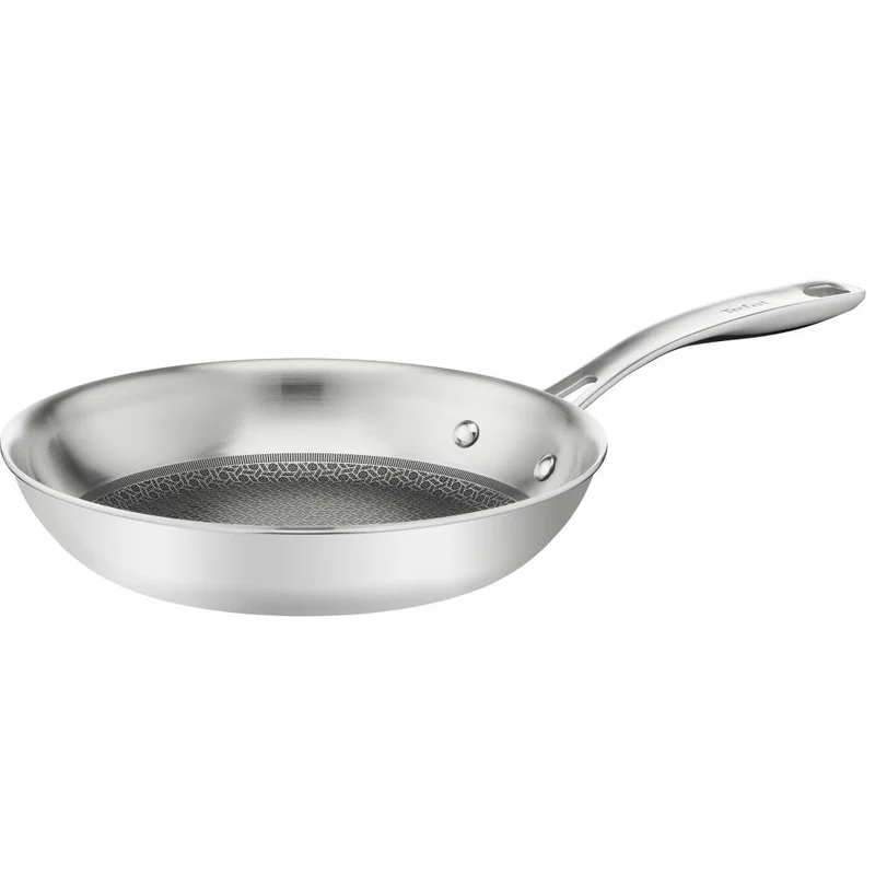 Tefal Eternal Mesh Pfanne, Bratpfanne, Induktionsgeeignet, Edelstahl, Ø 24 cm, E49704