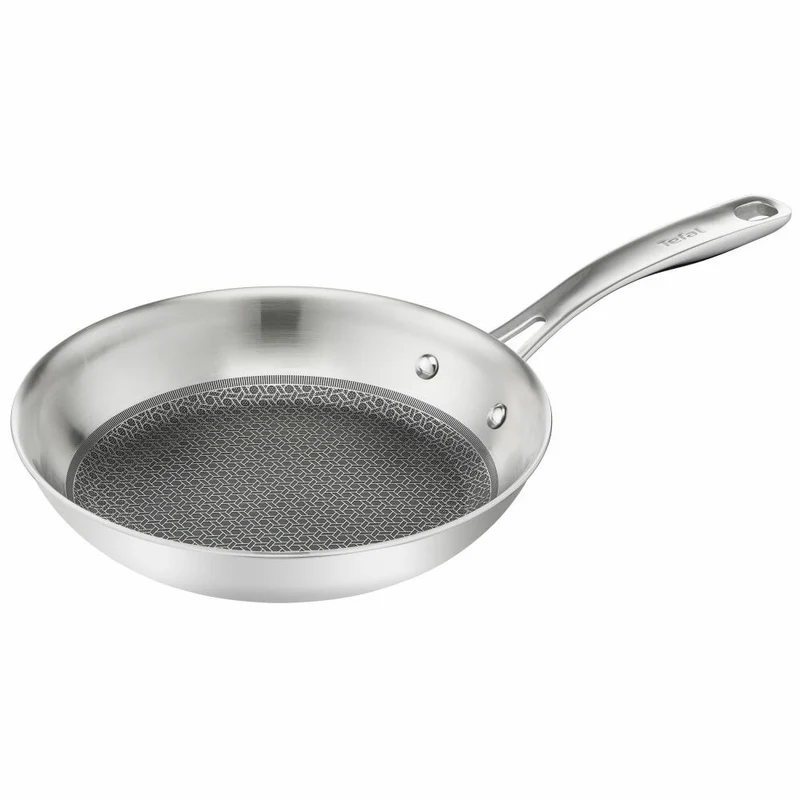 Tefal Eternal Mesh Pfanne, Bratpfanne, Induktionsgeeignet, Edelstahl, Ø 24 cm, E49704