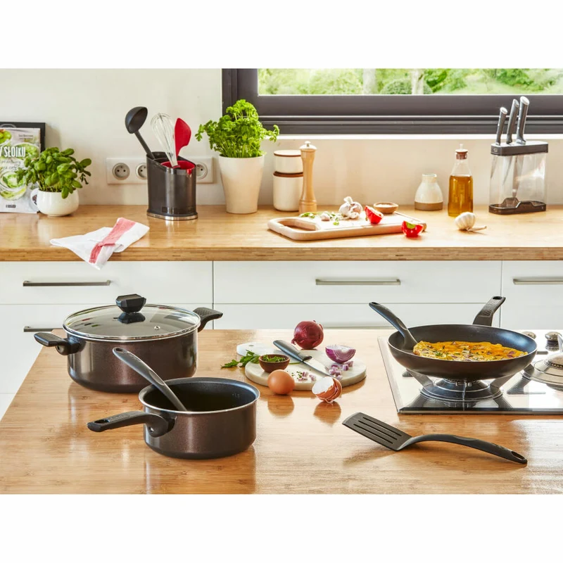 Tefal Easy Cook & Clean Pfanne, Bratpfanne, Antihaftversiegelung, Aluminium, Ø 20 cm, B55502