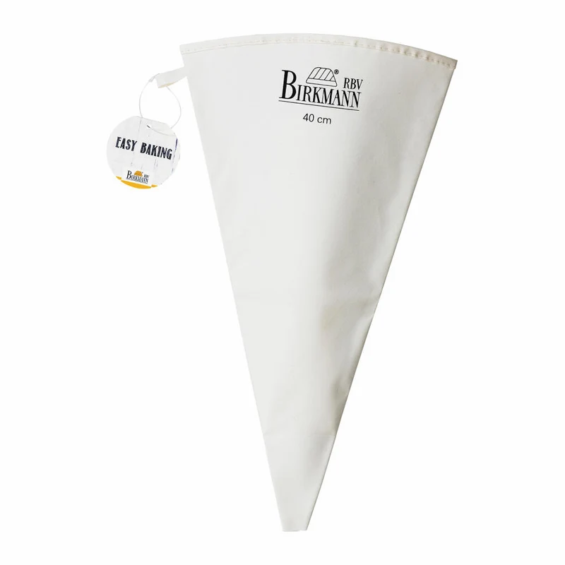 Birkmann Easy Baking Spritzbeutel, Spritz Beutel, Backzubehör, geschweißt aus kunststoffbesch. Nylon, 40 cm, 412156