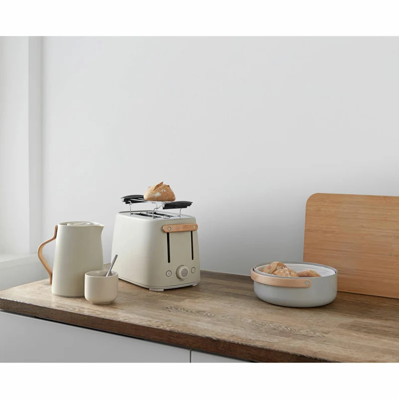Stelton Brötchenaufsatz Emma, Toaster-Aufsatz für Brötchen, Edelstahl, Kunststoff, Black, X-232