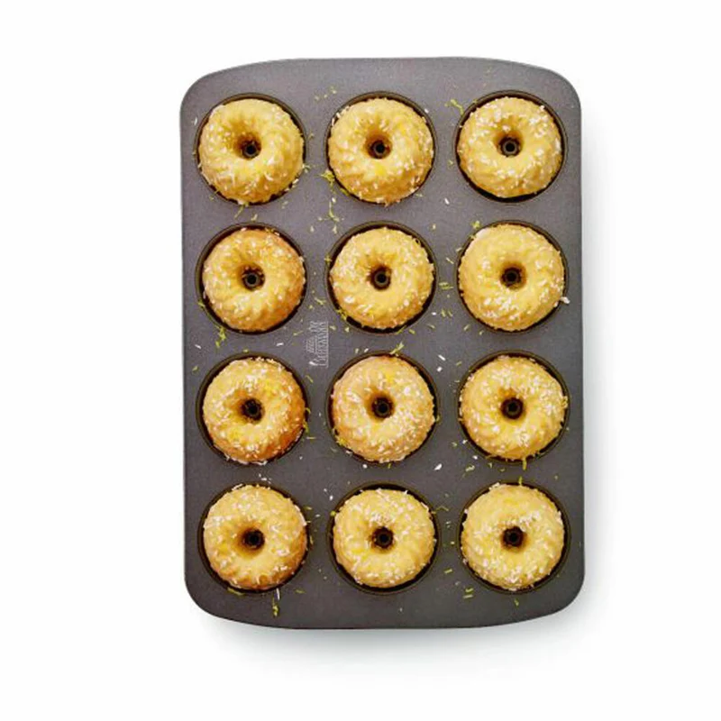Birkmann Easy Baking Mini-Gugelhupfblech, Gugelhupfform, Kuchenform, Tortenform, Anithaft, 37 cm, 881167