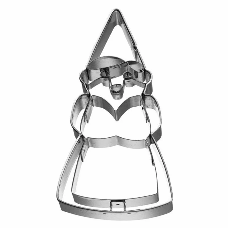 Birkmann Ausstechform Kabauterfrau, Ausstecher, Plätzchenform, Keks, Plätzchen, Edelstahl, 8.5 cm, 197534