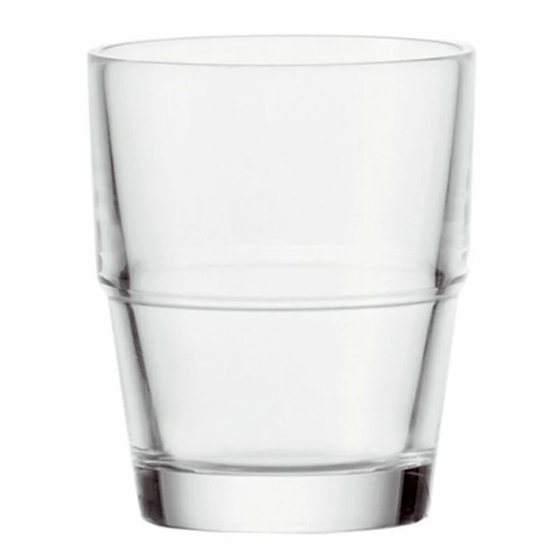 Leonardo Solo Becher Compact 6er Set, Kaffeebecher, für Padmaschinen, Saftglas, Glas, 300 ml, 35456