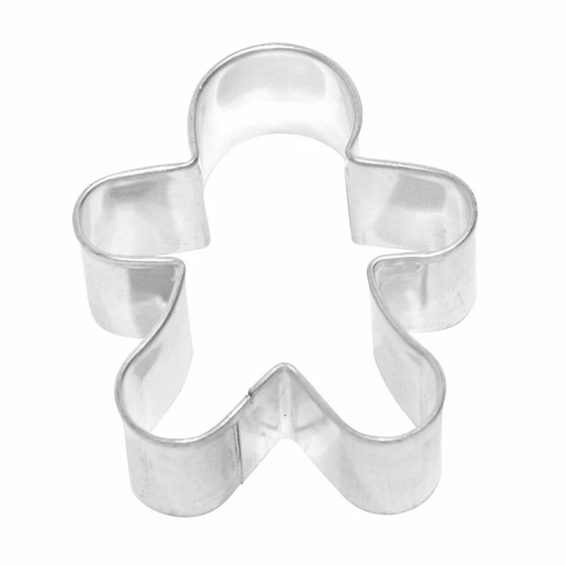Birkmann Ausstechform Gingerman Klein, Ausstecher, Plätzchenform, Keks, Plätzchen, Weißblech, 6 cm, 122413