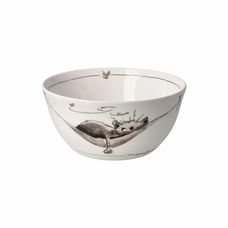 Goebel Schale Peter Schnellhardt - Mittagspäuschen, Fine Bone China, Bunt, 15 cm, 26500321