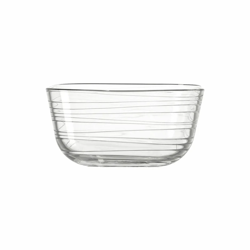 Leonardo Gusto Struttura Schale 2er Set, Schüssel, Glasschüssel, Klarglas, Glas, 2.4 L, 14742