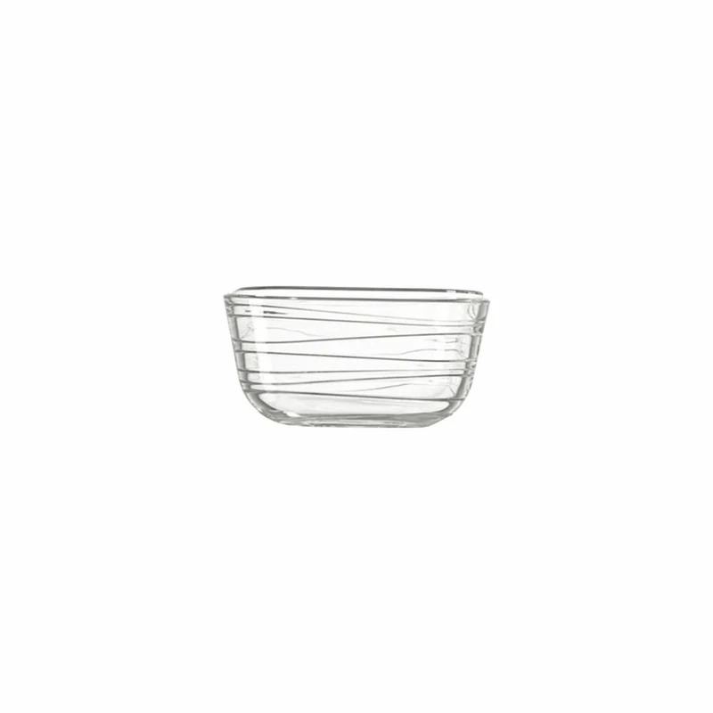 Leonardo Gusto Struttura Schale 6er Set, Schüssel, Glasschüssel, Klarglas, Glas, 500 ml, 14739