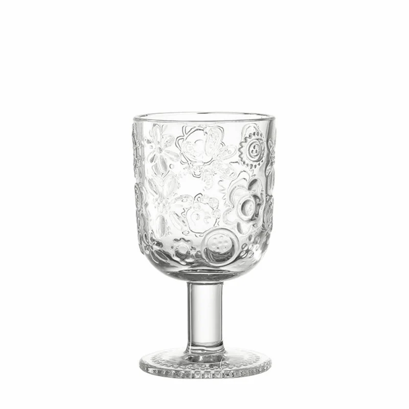 Leonardo Fiorita Becher auf Fuß 6er Set, Trinkglas, Trinkbecher, Kelch, Glas, 230 ml, 14780