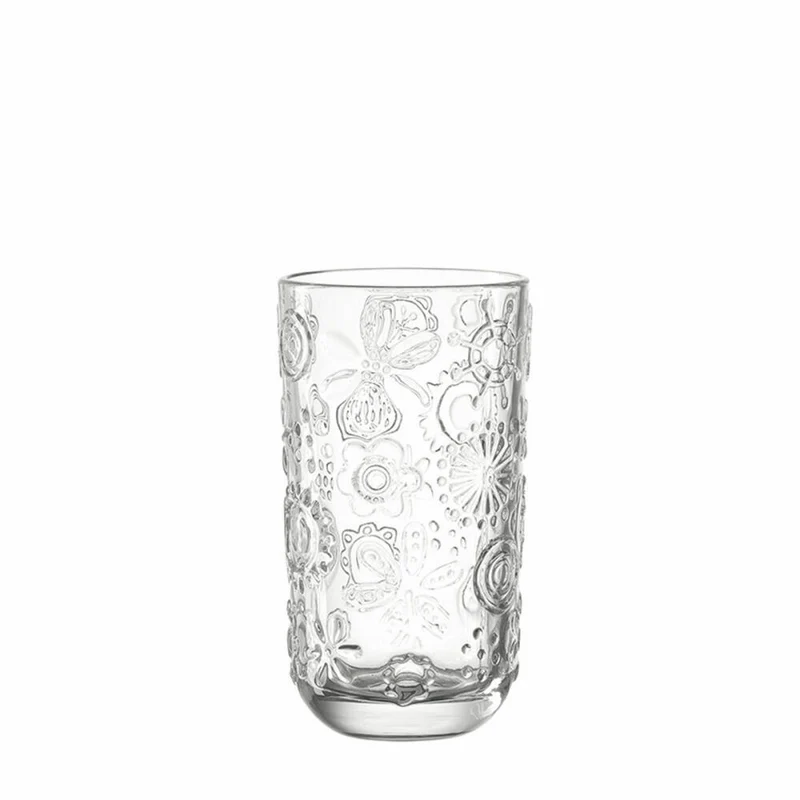 Leonardo Fiorita Longdrinkglas 6er Set, Cocktailglas, Becher, Eisboden, Glas, 270 ml, 14783