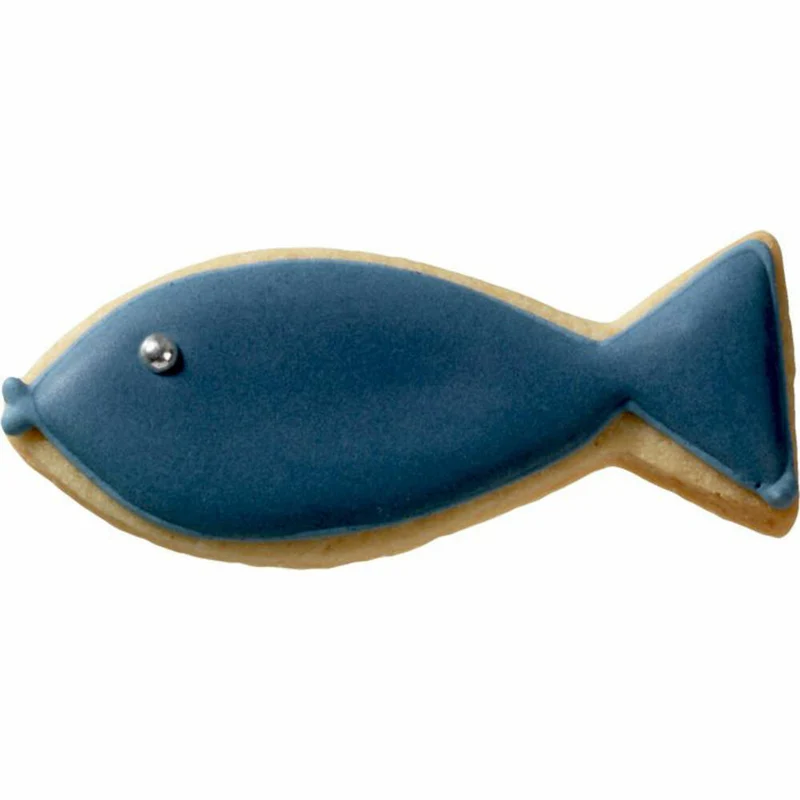 Birkmann Ausstechform Christenfisch, Ausstecher, Plätzchenform, Keks, Plätzchen, Edelstahl, 7.5 cm, 197718