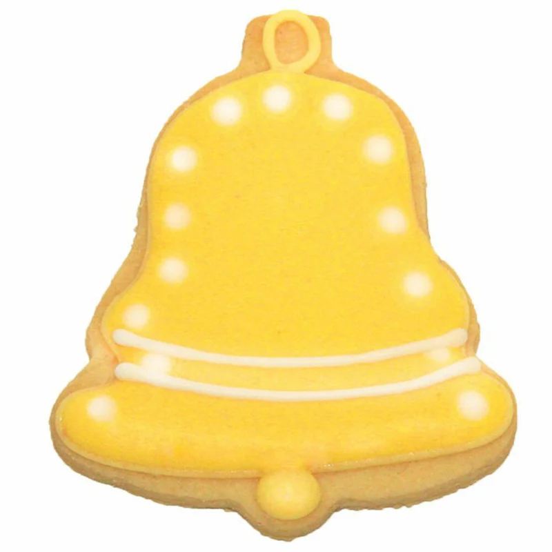 Birkmann Ausstechform Glocke, Ausstecher, Plätzchenform, Keks, Plätzchen, Weißblech, 5.5 cm, 100053