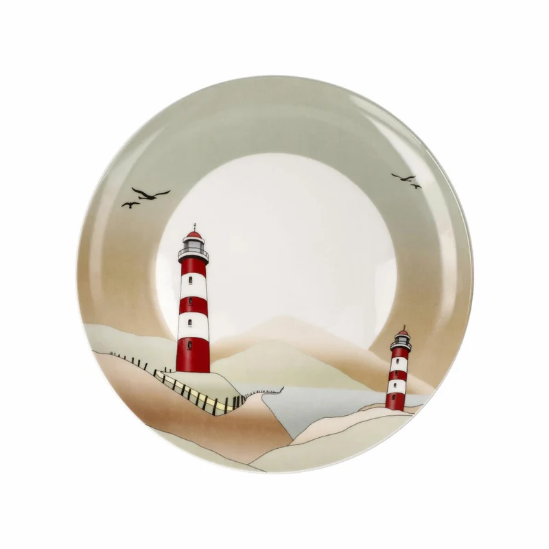 Goebel Teller Lighthouse, Scandic Home, Fine Bone China, Bunt, 23 cm, 23102081